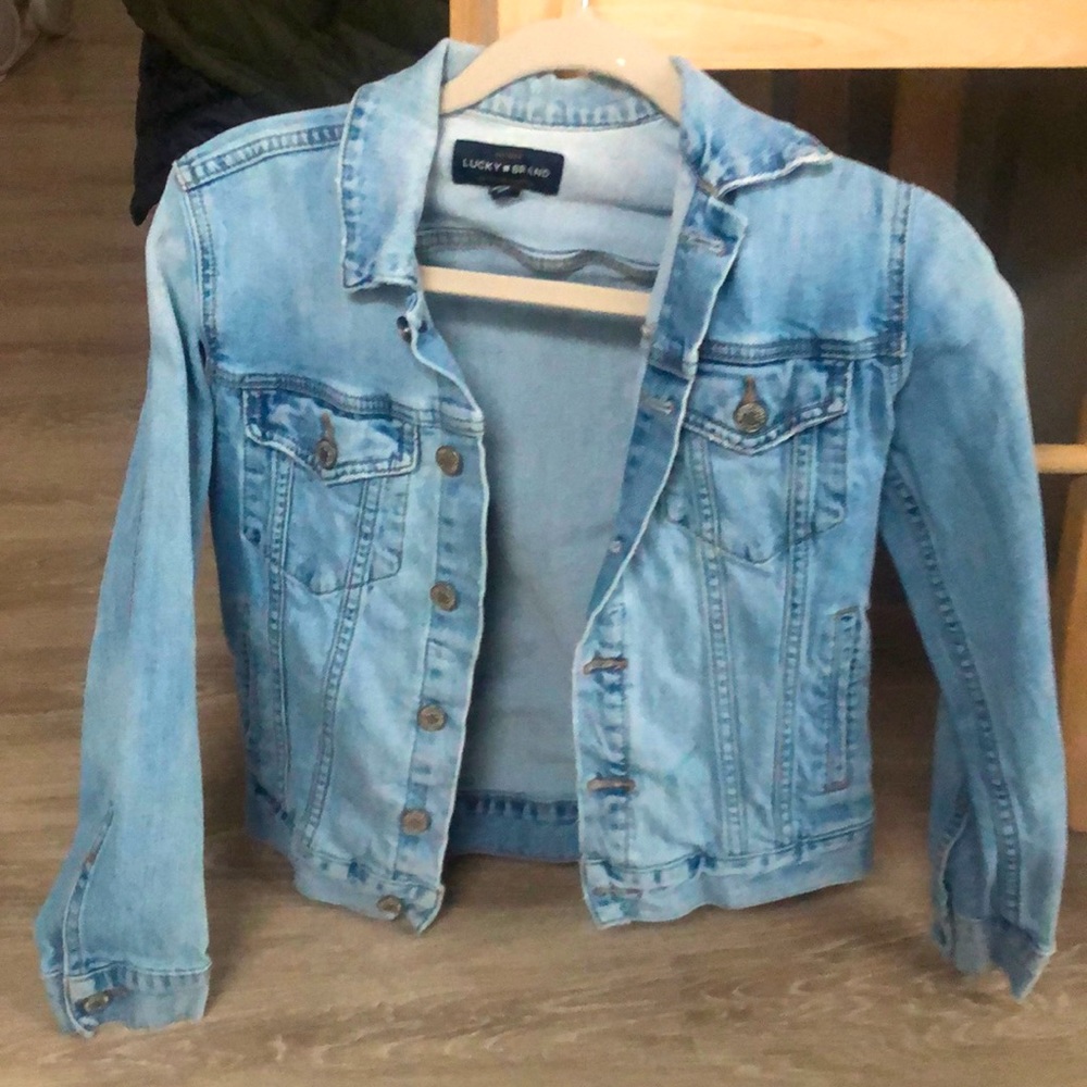 Lucky Brand Tomboy Trucker Denim Jacket